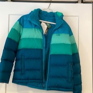 LL Bean DownTex water repellent down winter coat NEW